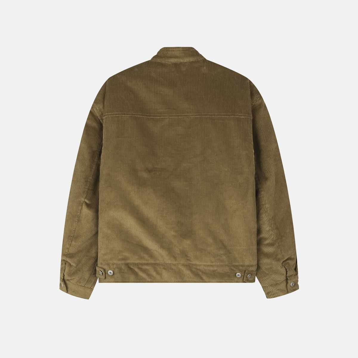 Corduroy Stand Collar Zip Blouson
