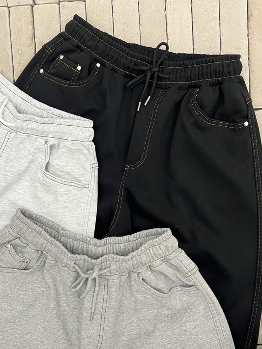 Curved Sweat Work Pants