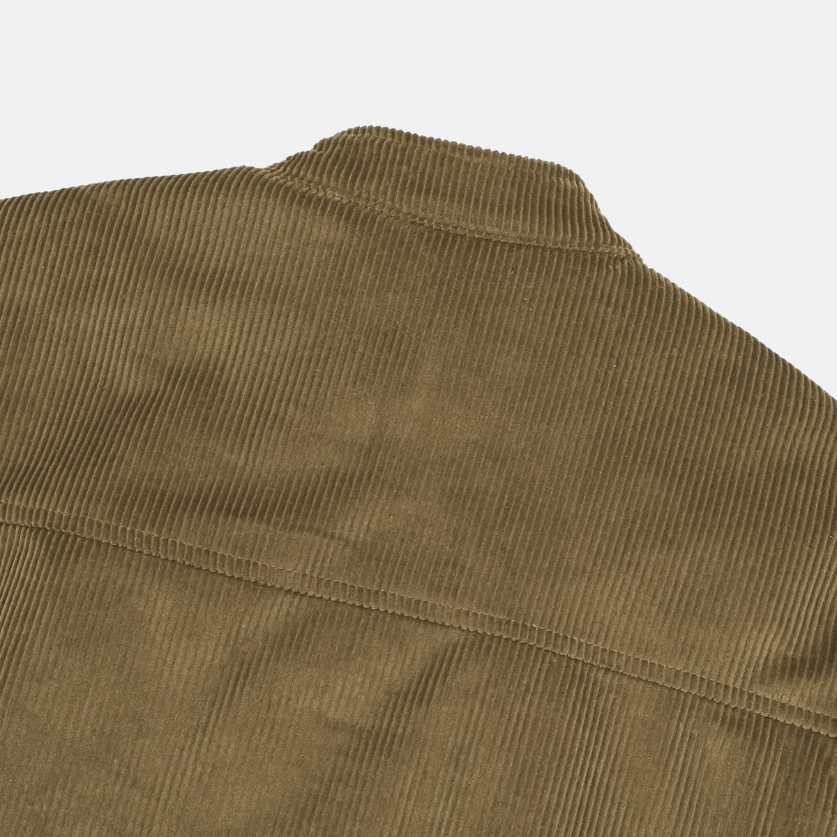 Corduroy Stand Collar Zip Blouson