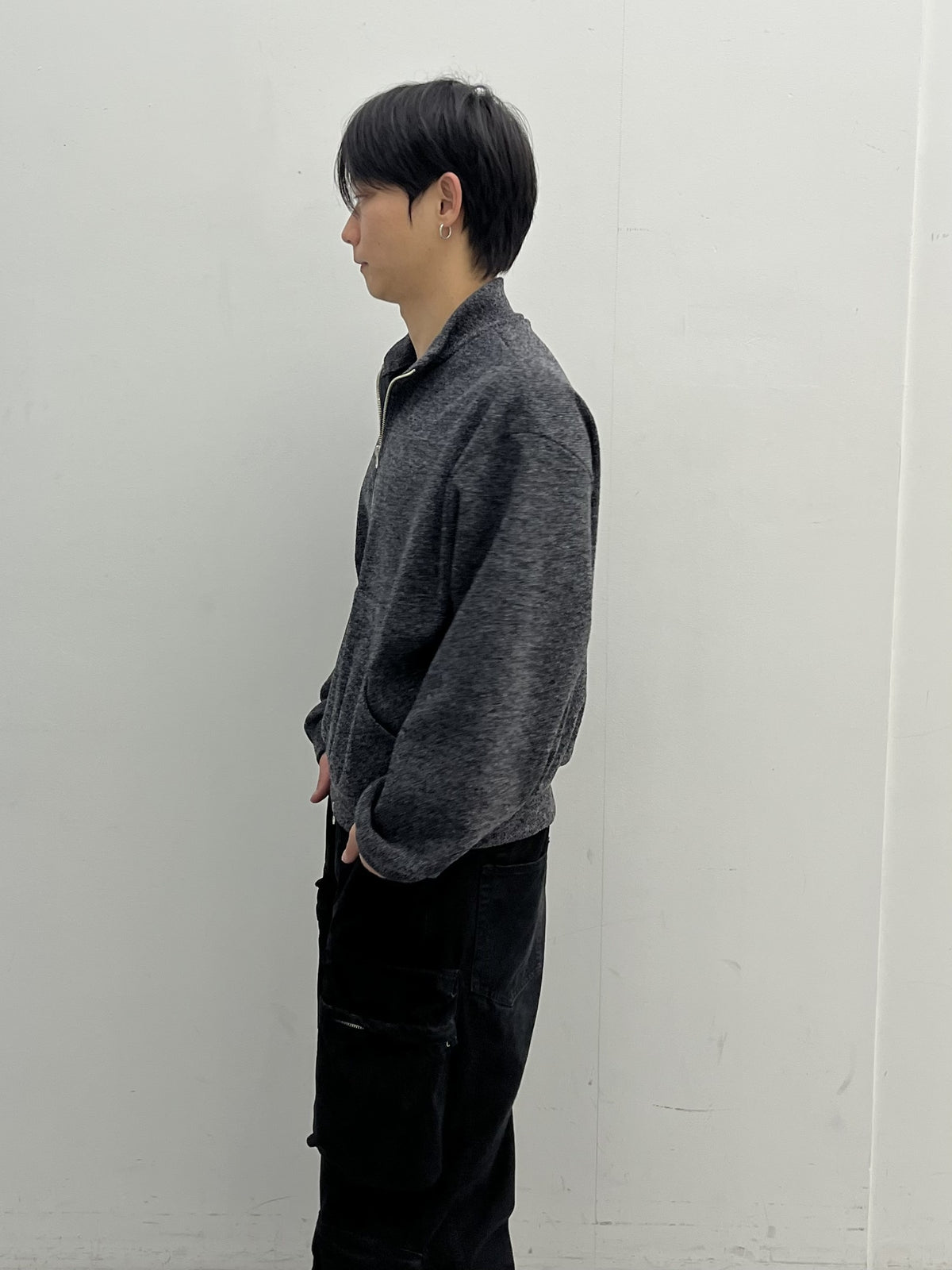 Rani Mock Neck Zip-up