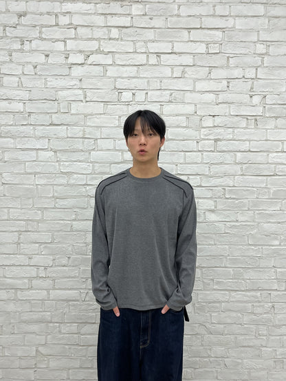 Shoulder Cut Long Sleeve Tee