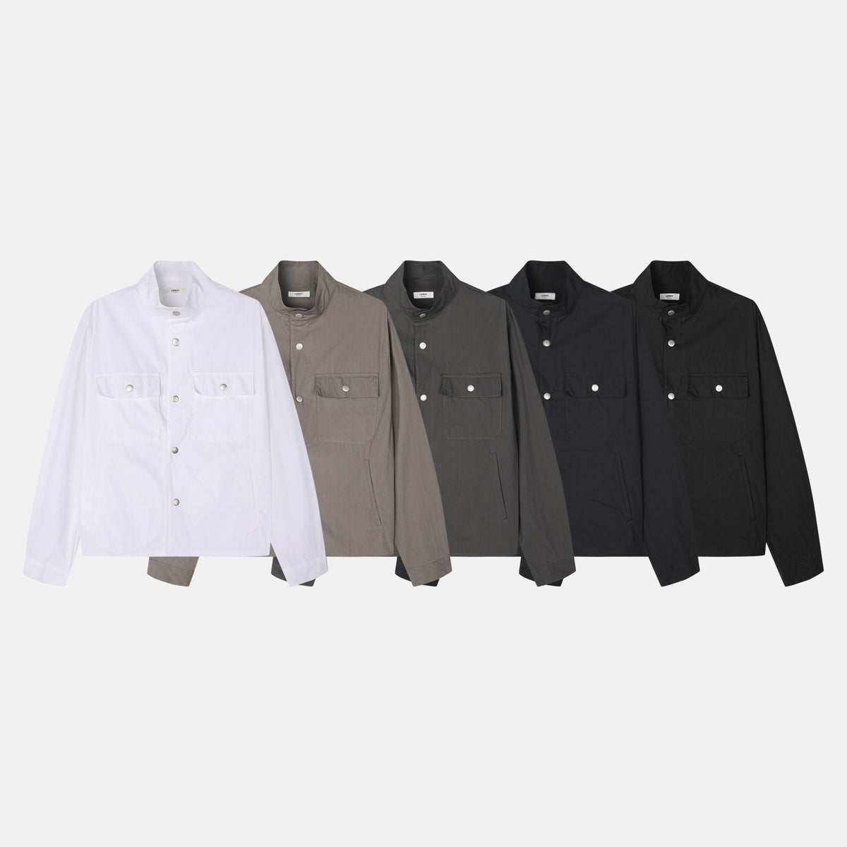 Stand Collar Snap Jacket