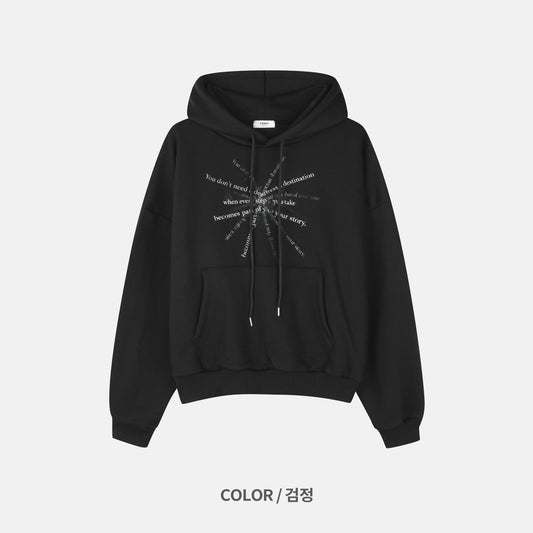 Message Print Hoodie