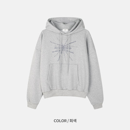 Message Print Hoodie