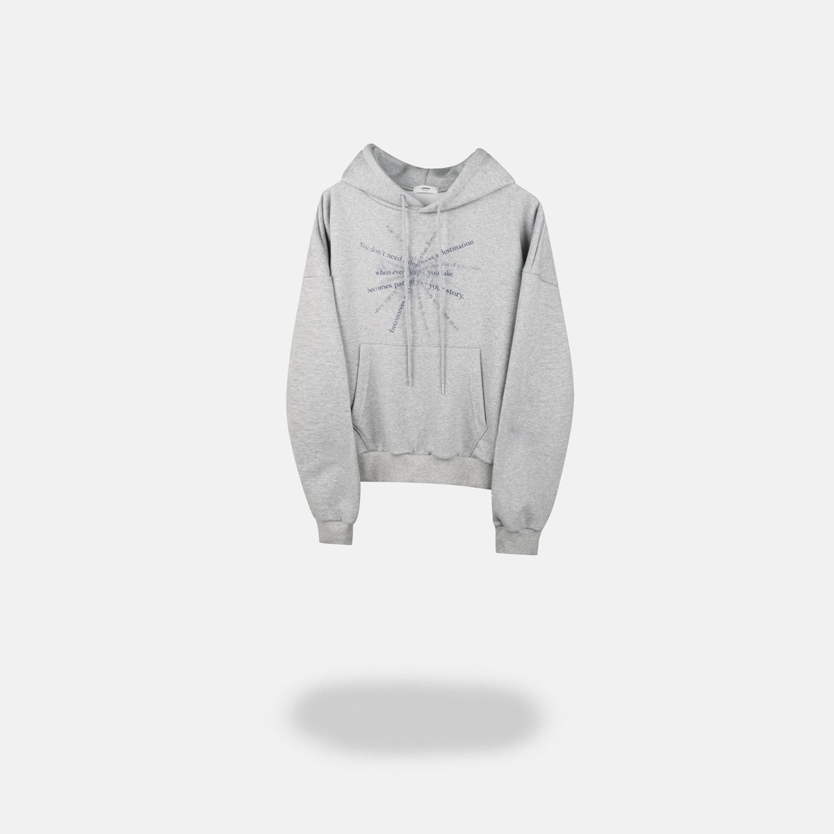 Message Print Hoodie