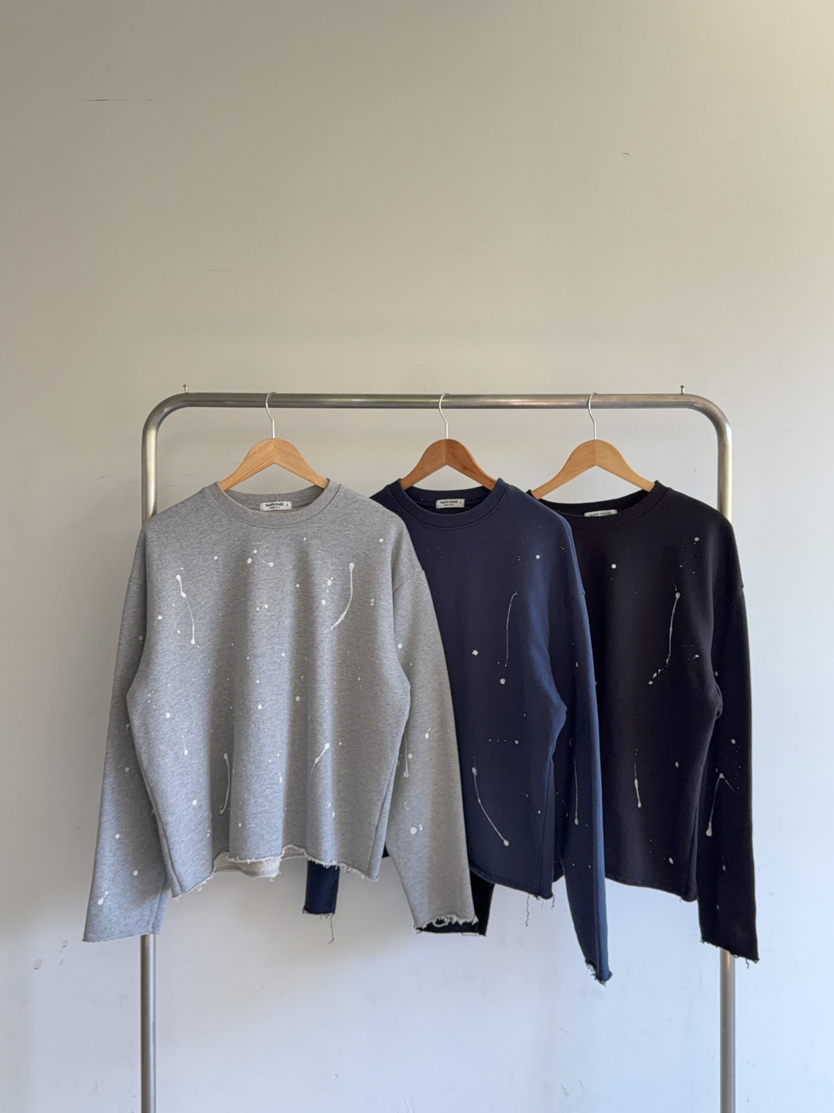 Paint Splatter Crew Sweatshirt