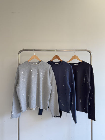 Paint Splatter Crew Sweatshirt