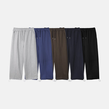 Pintuck Sweat Wide Pants