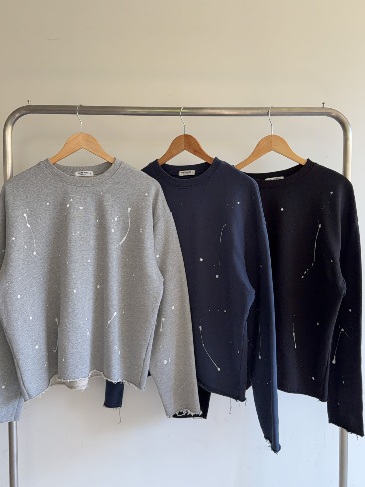 Paint Splatter Crew Sweatshirt