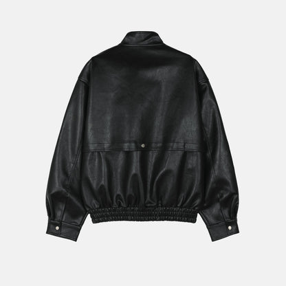 Leather-Look Zip Blouson