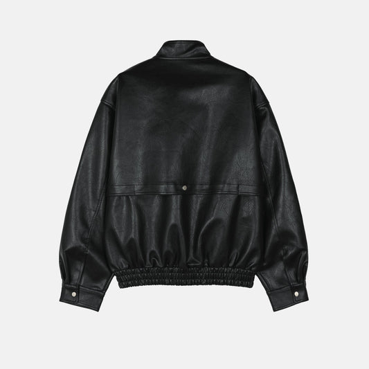 Leather-Look Zip Blouson