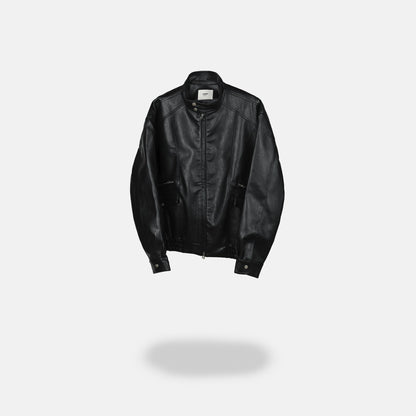 Leather-Look Zip Blouson
