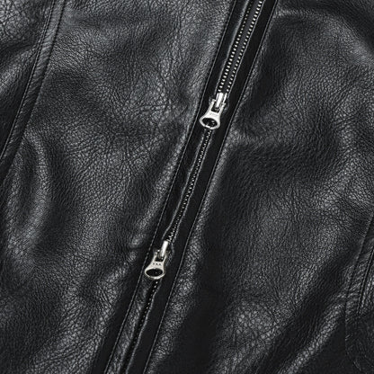 Leather-Look Zip Blouson