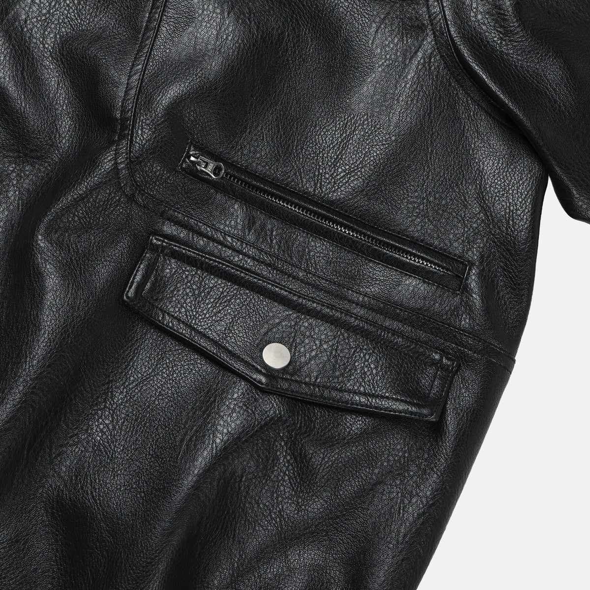 Leather-Look Zip Blouson