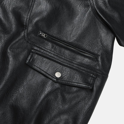 Leather-Look Zip Blouson