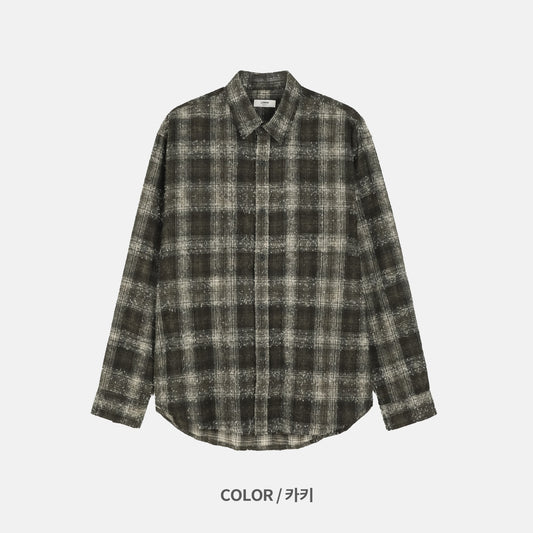 Distressed Plaid Shirt
