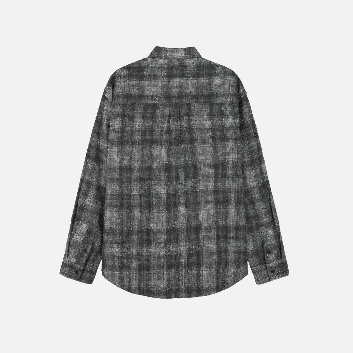Distressed Plaid Shirt