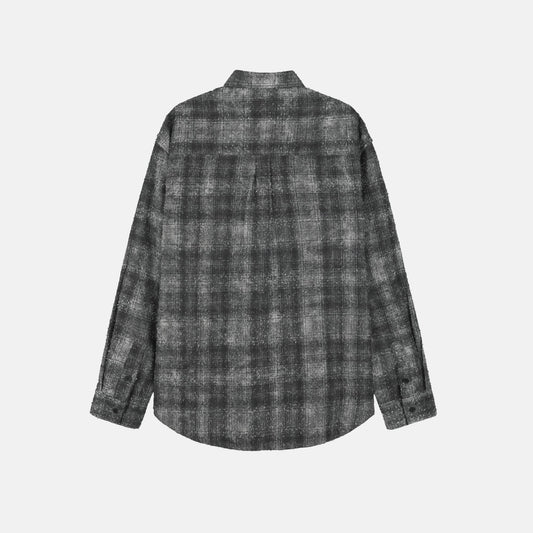 Distressed Plaid Shirt