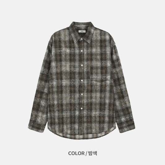Distressed Plaid Shirt