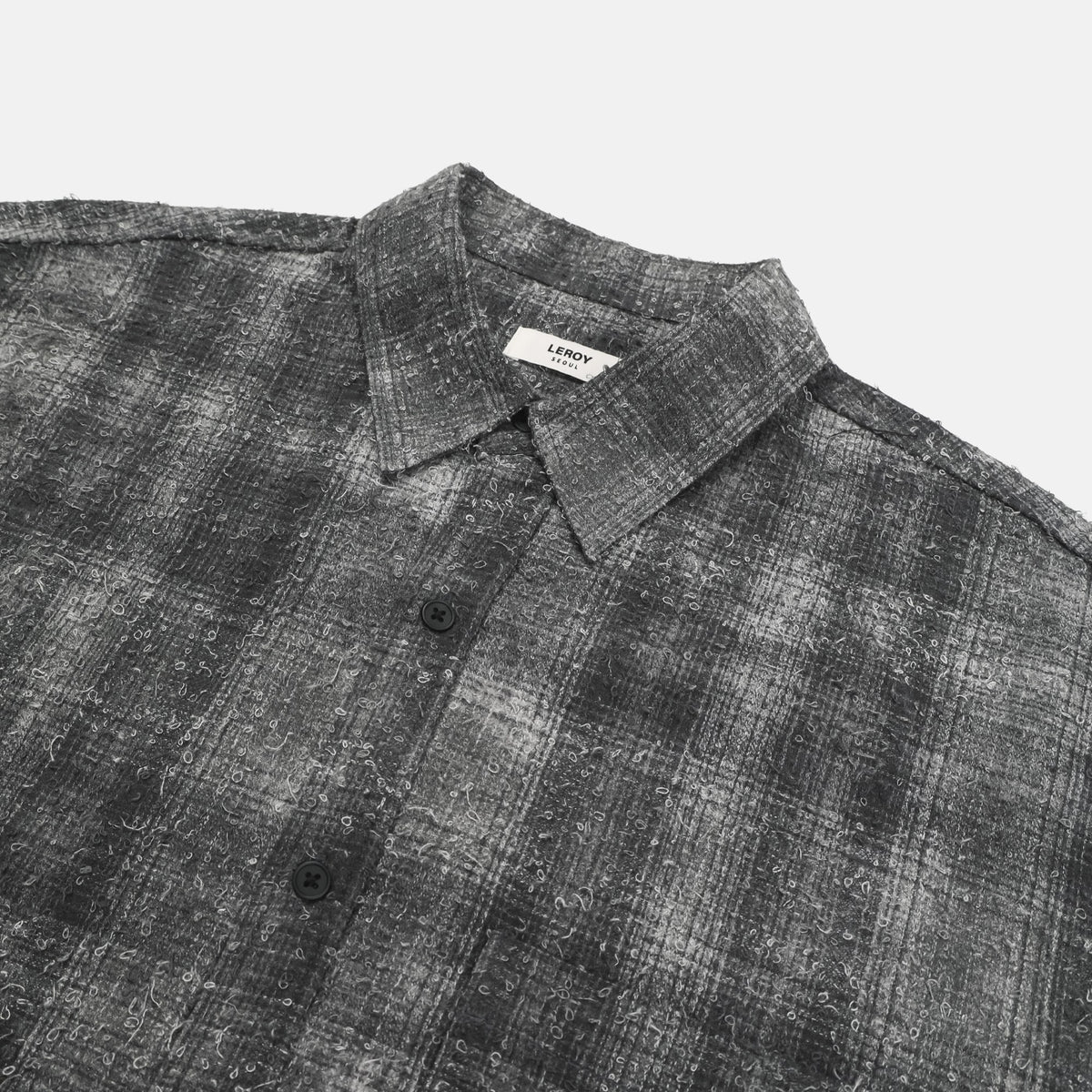 Distressed Plaid Shirt