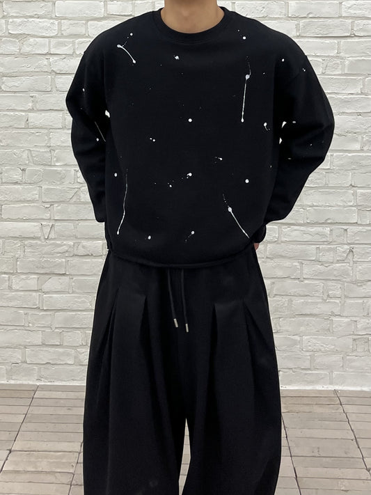 Paint Splatter Crew Sweatshirt