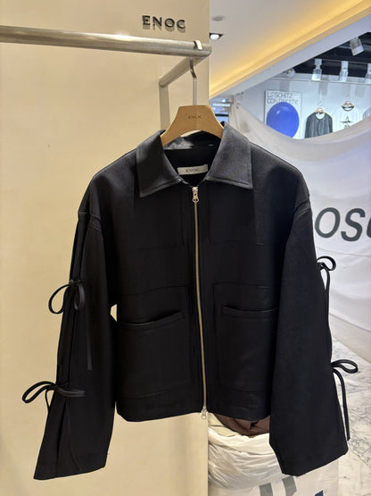 Hakama Jacket BLACK back