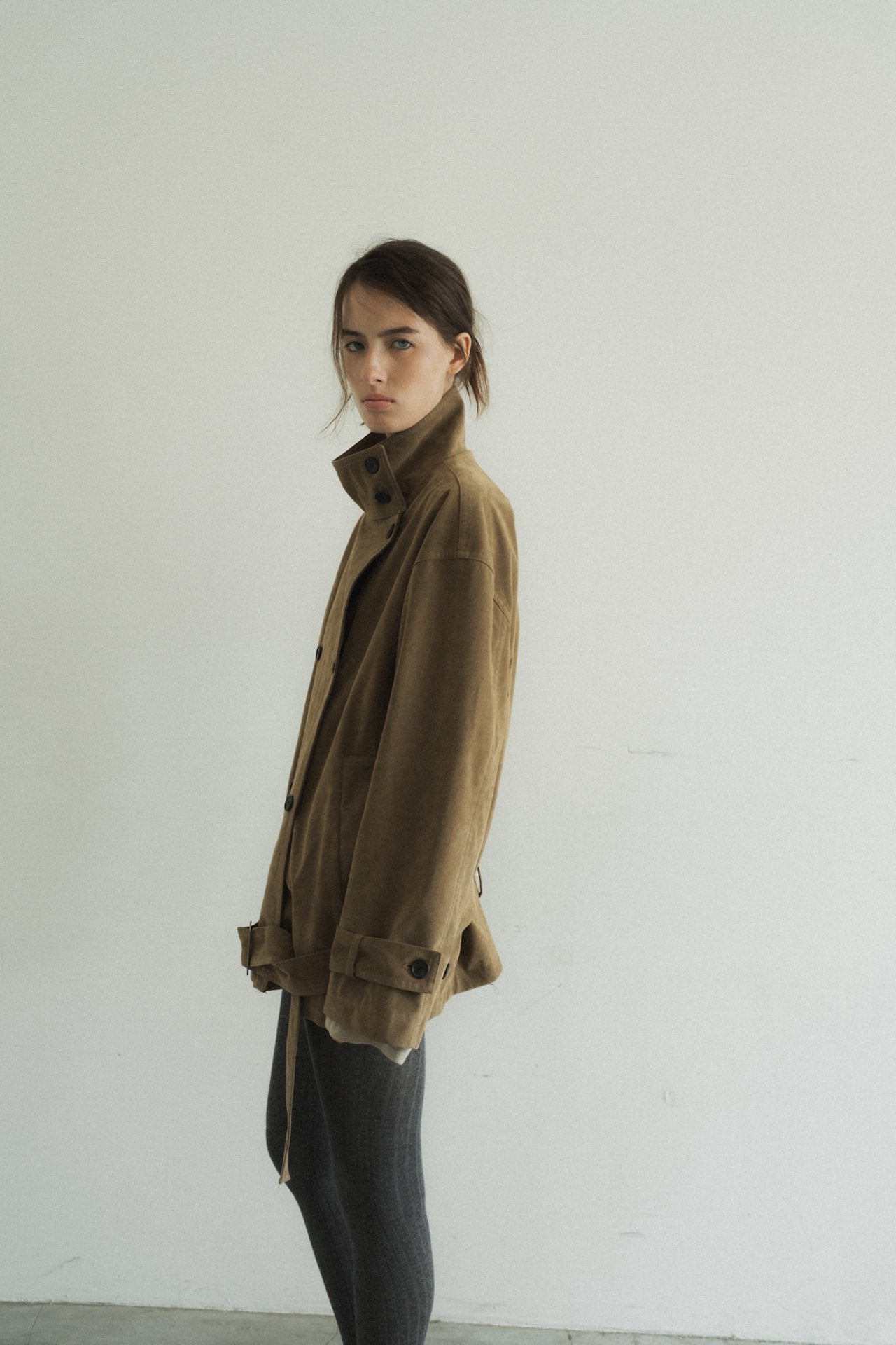 Washed Trench Jacket