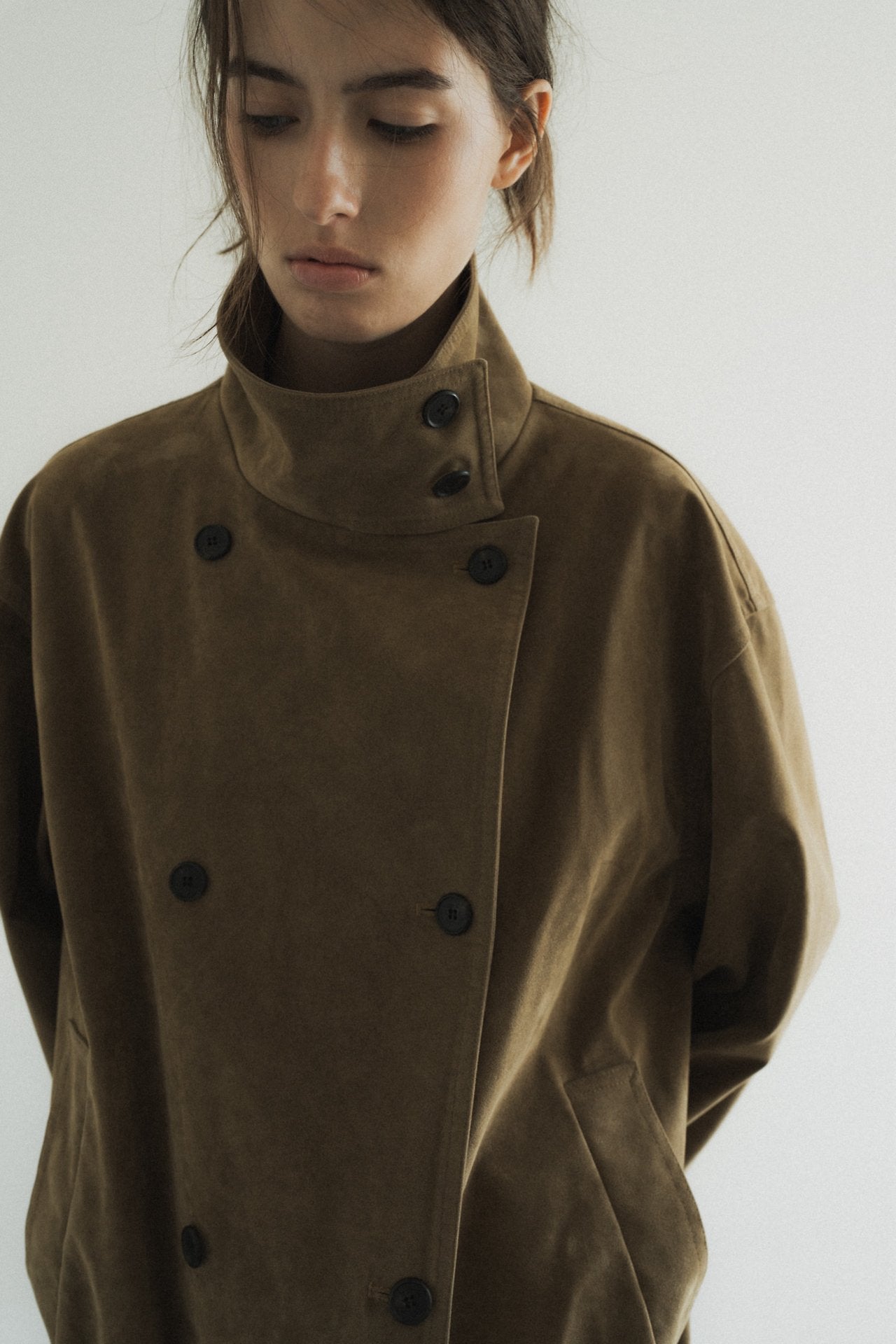 Washed Trench Jacket