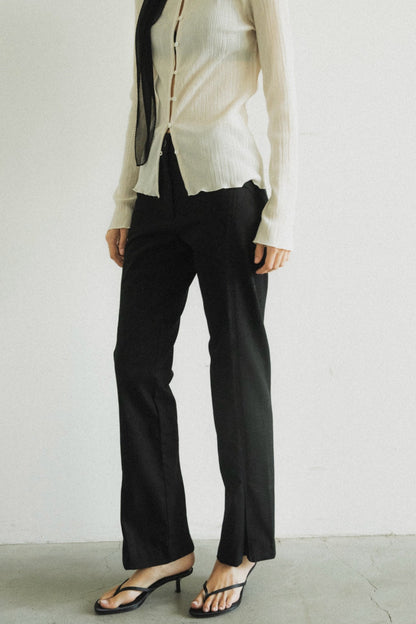 Line Cutout Pants