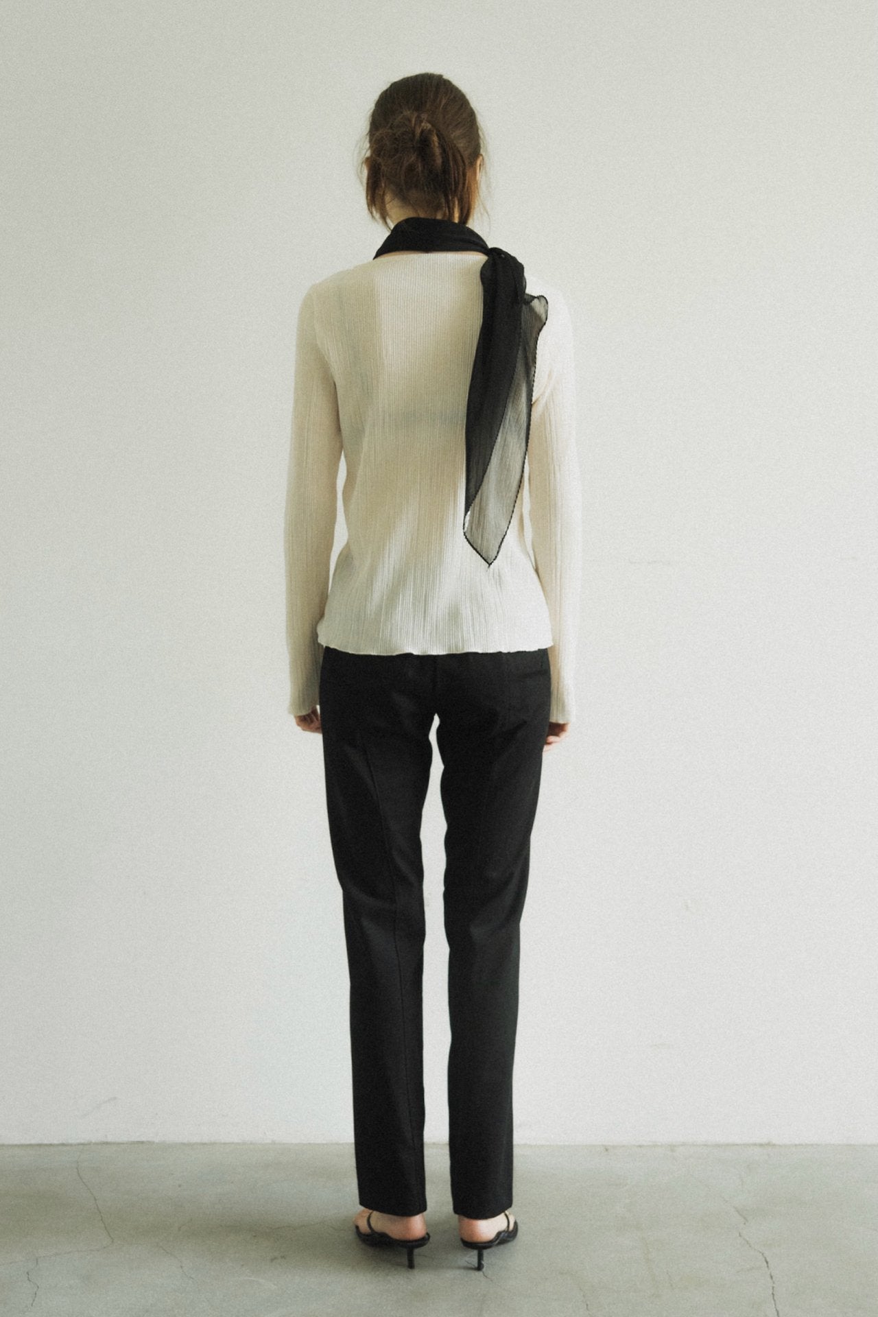 Line Cutout Pants