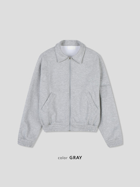 Pocket Crop Jacket GRAY