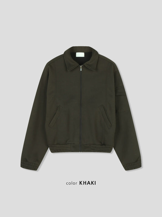 Pocket Crop Jacket KHAKI