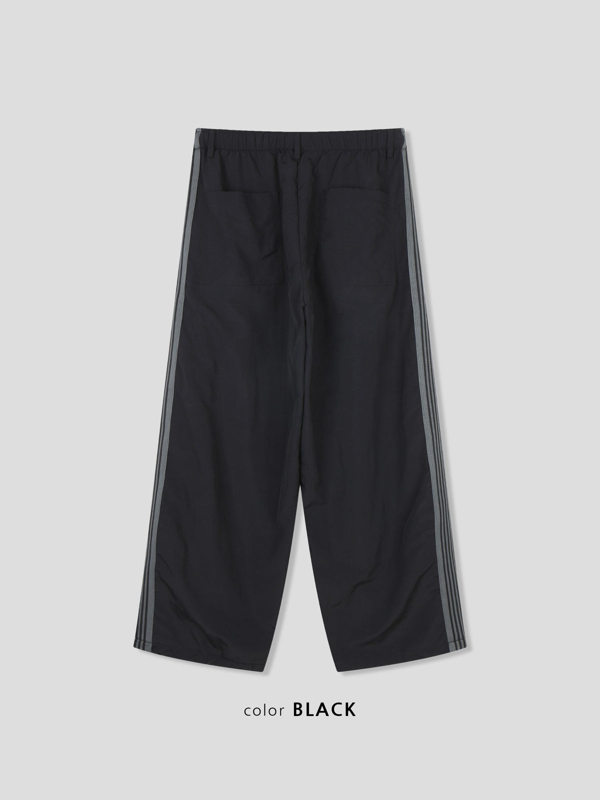 Wind Track Pants BLACK back