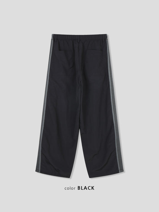 Wind Track Pants BLACK back
