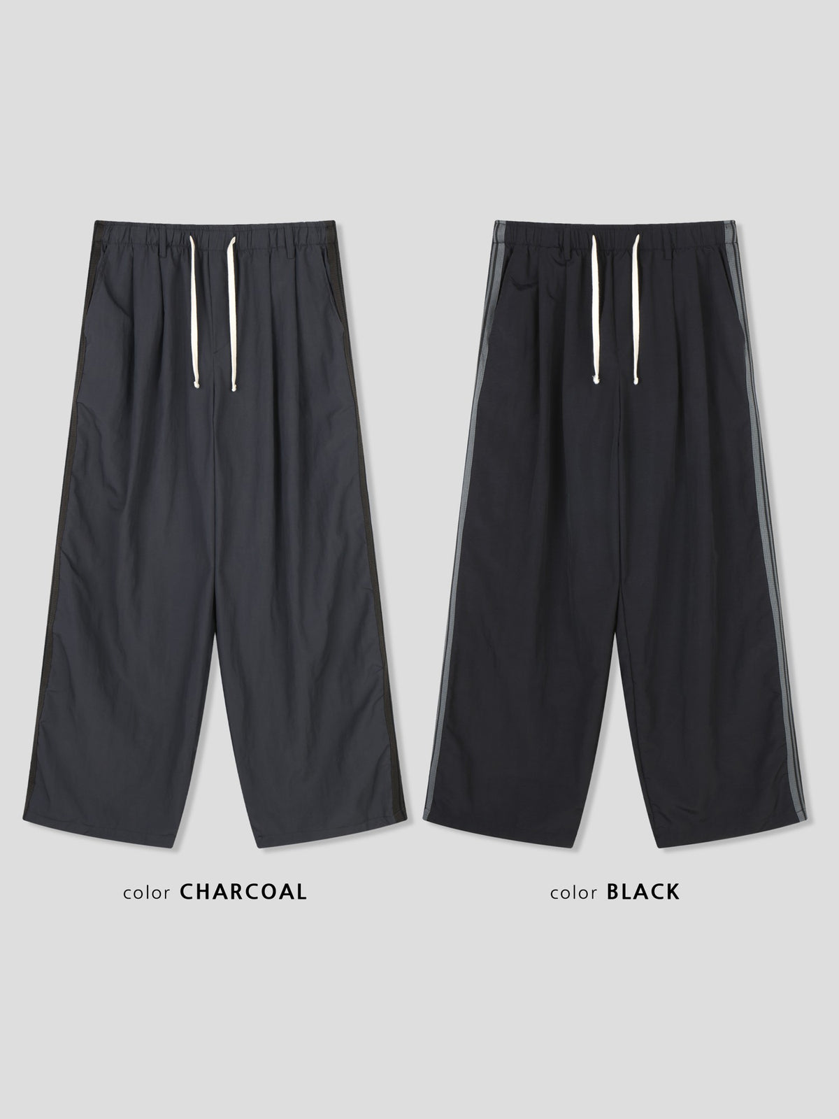 Wind Track Setup Pants CHARCOAL BLACK