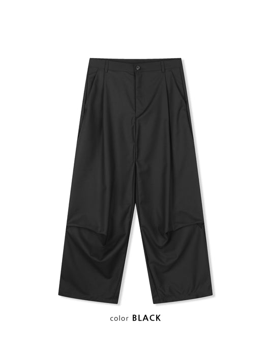ニスダートワイドスラックス ウエストディテール