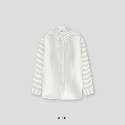 Basic Stripe Shirt White