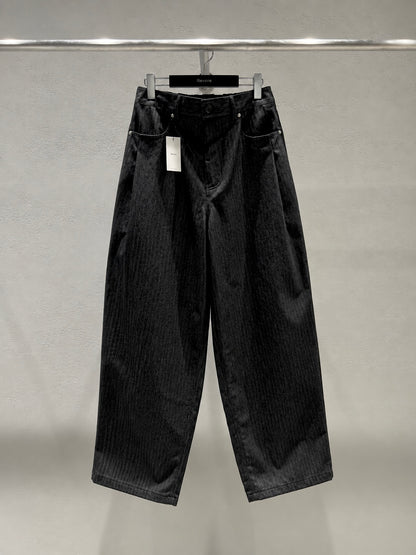 MH Curved Pants Black Denim 1
