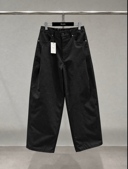 Mono Curved Pants Black