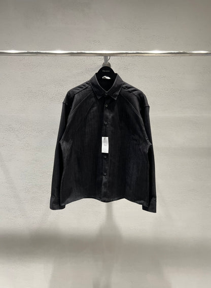 GM Cutting Denim Shirt Black 1