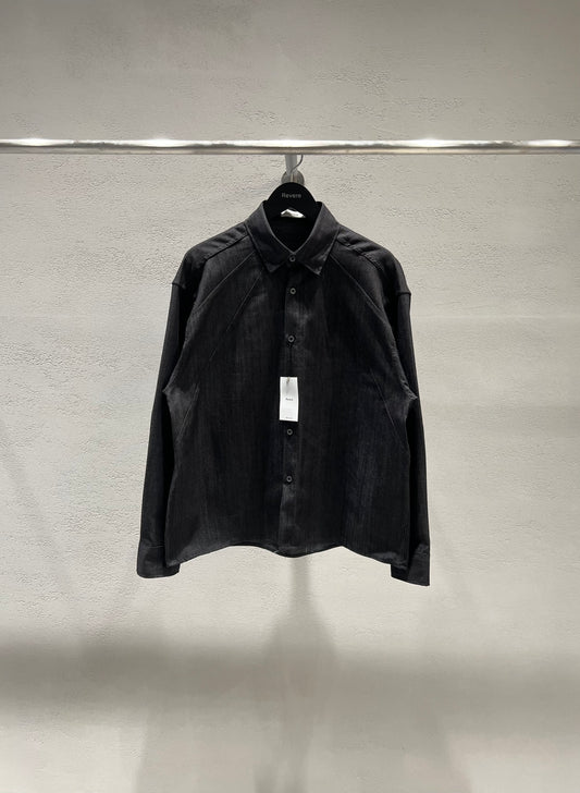 GM Cutting Denim Shirt Black 1