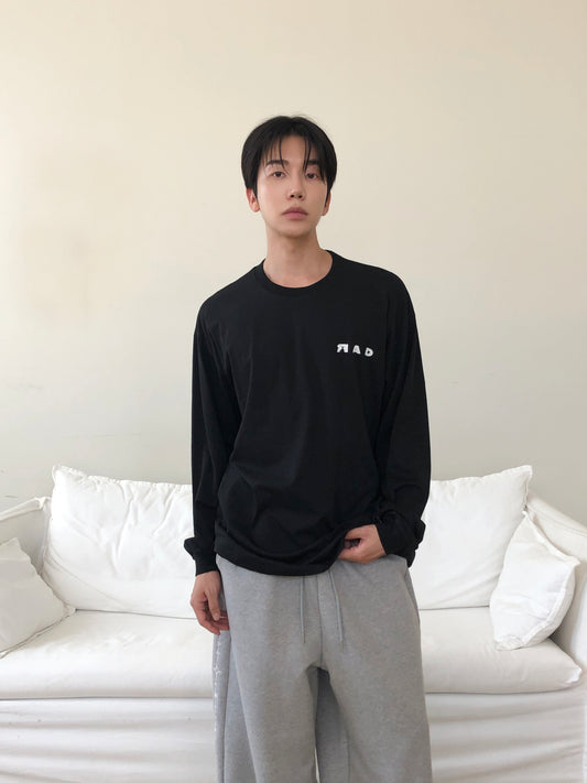 RAD Logo Long Sleeve Black front