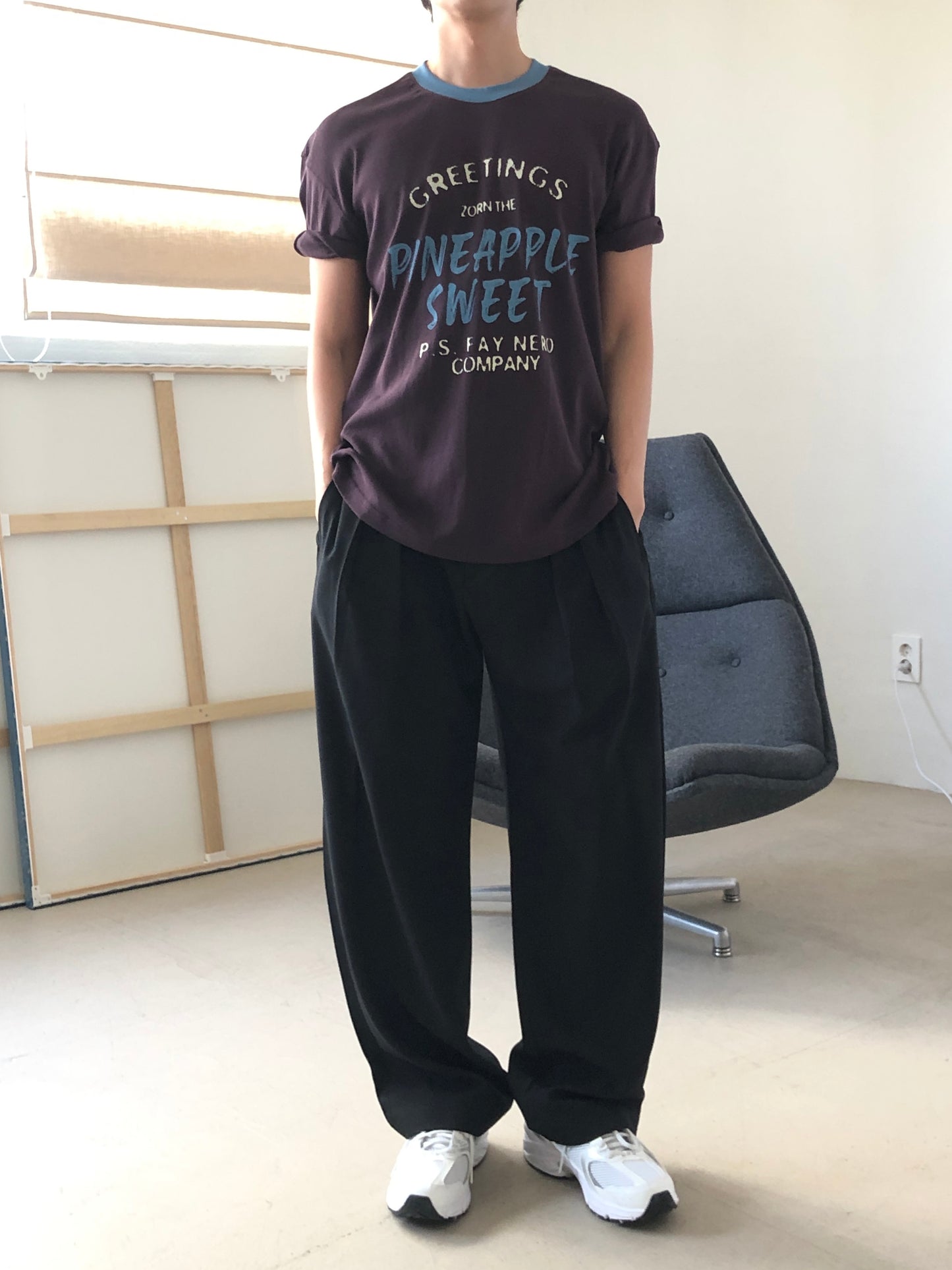 Rene Two-Tuck Slacks