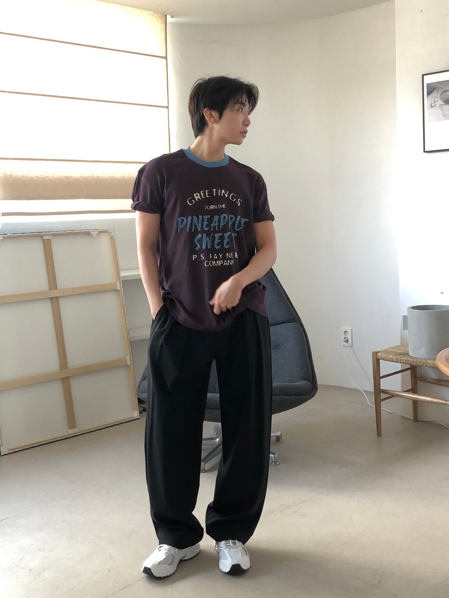 Rene Two-Tuck Slacks