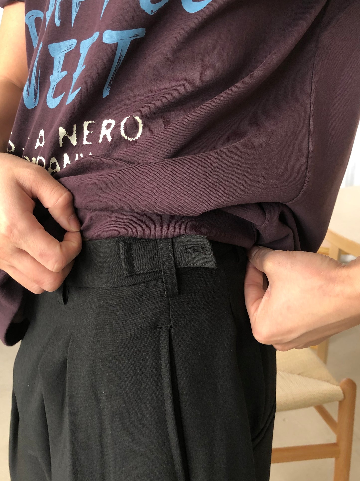 Rene Two-Tuck Slacks