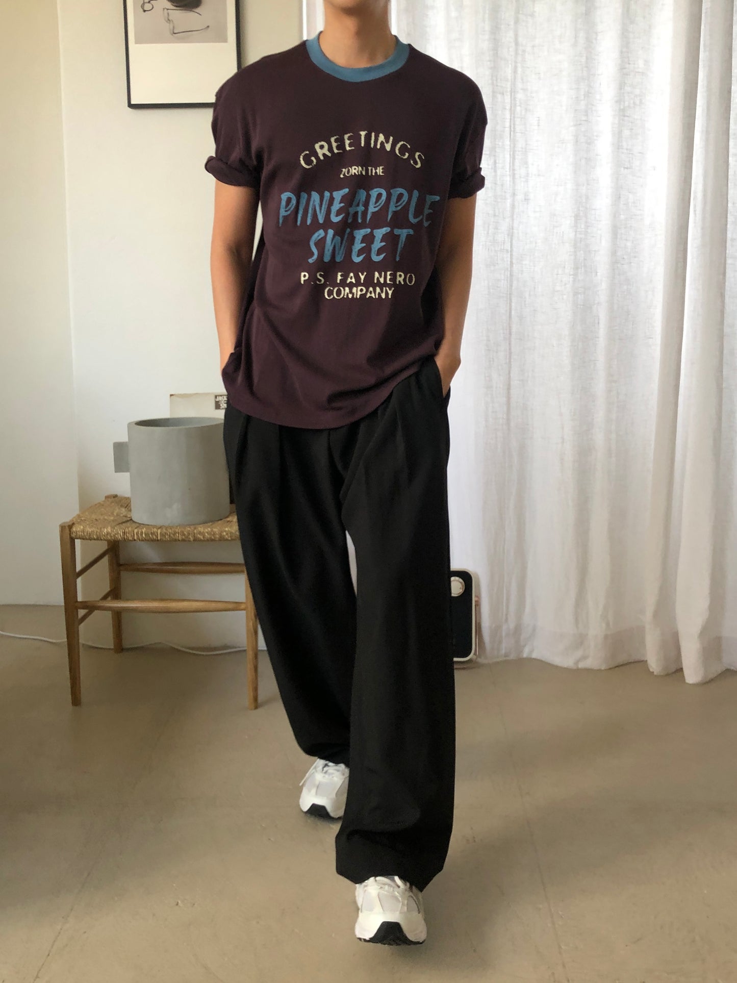 Rene Two-Tuck Slacks