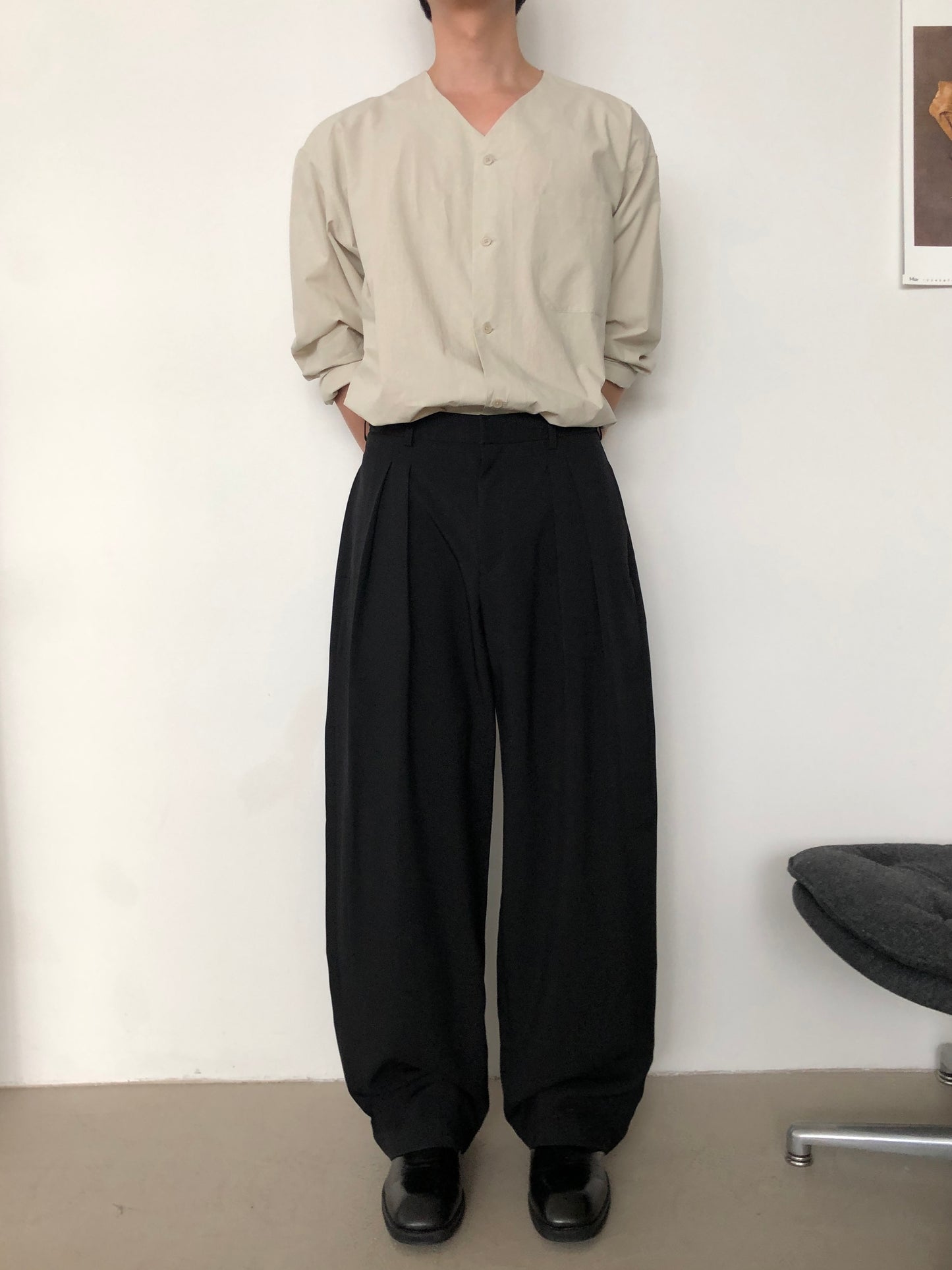 Rene Two-Tuck Slacks