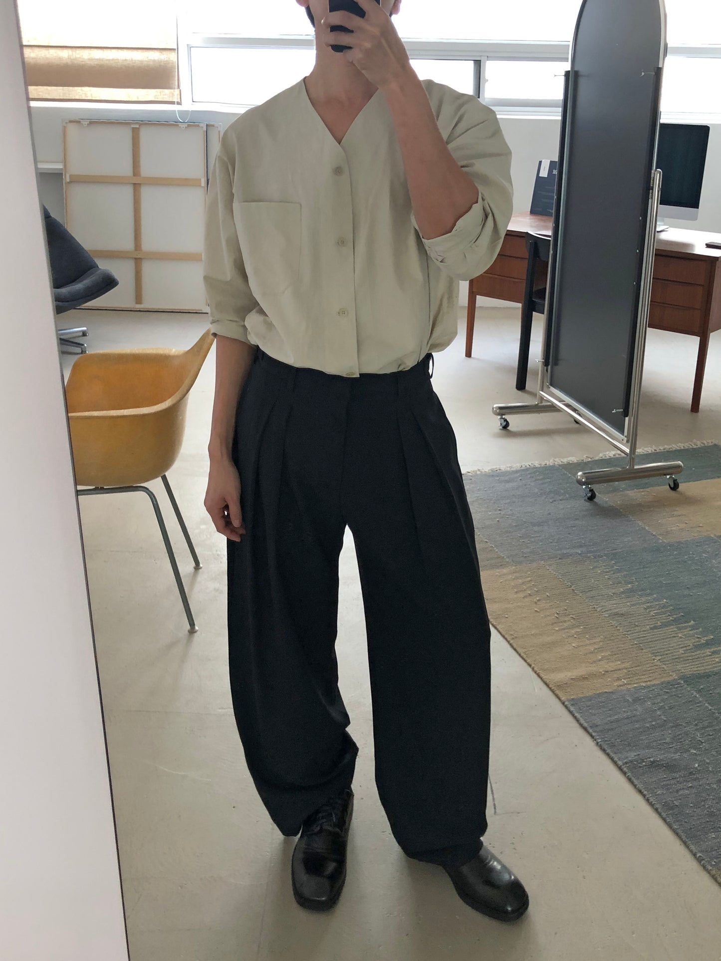 Rene Two-Tuck Slacks
