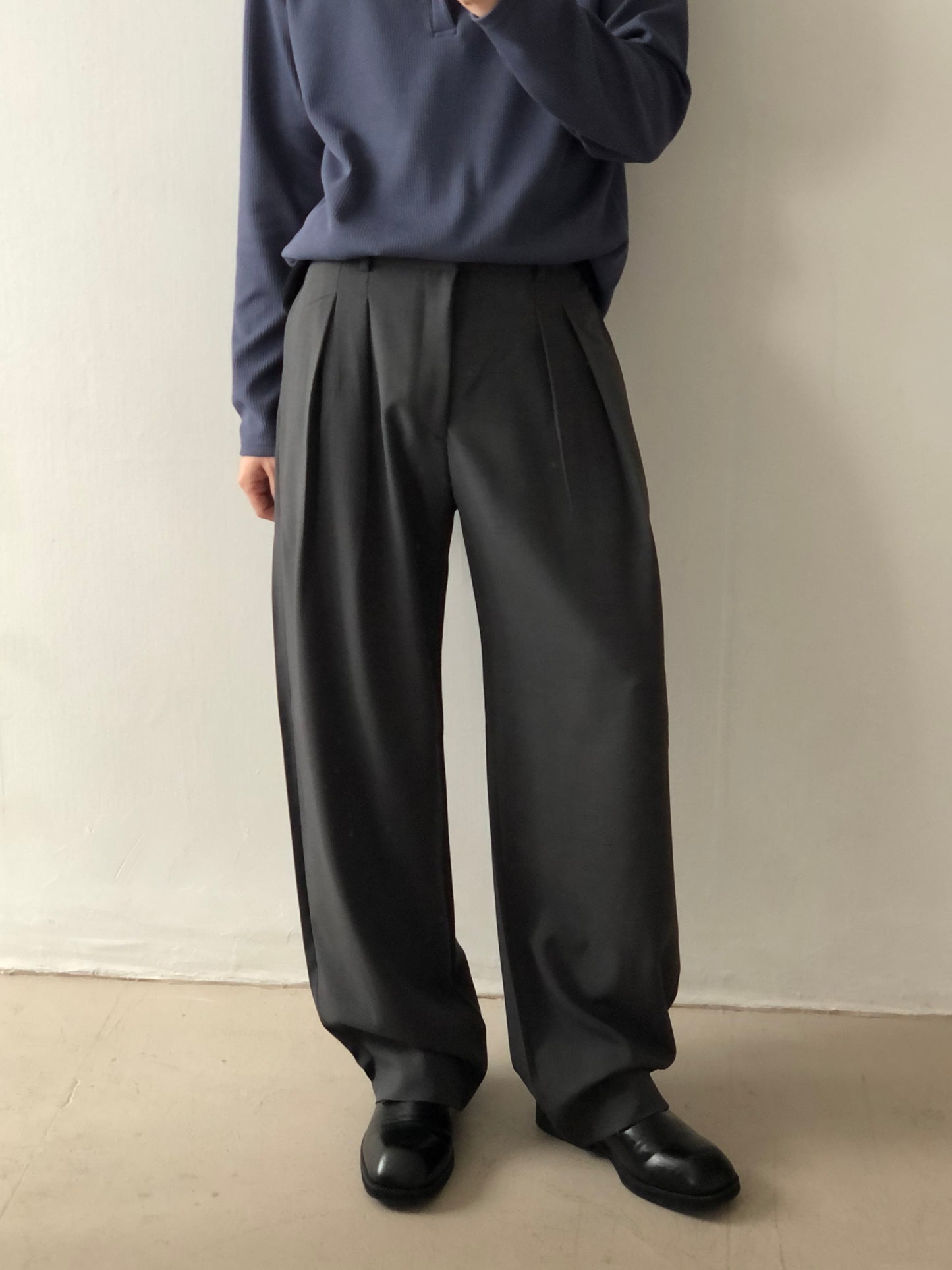 Rene Two-Tuck Slacks