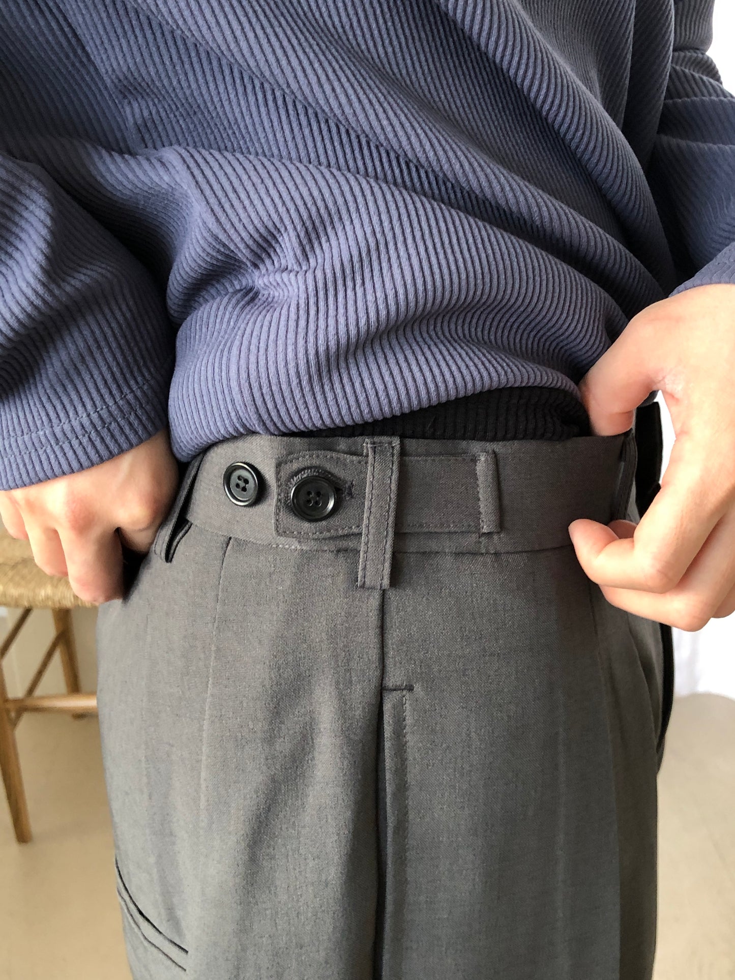 Rene Two-Tuck Slacks